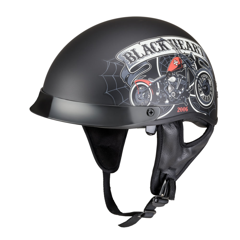 Moto přilba W-TEC Black Heart Rednut  Motorcycle/Matt Black - Motorcycle,Matt Black