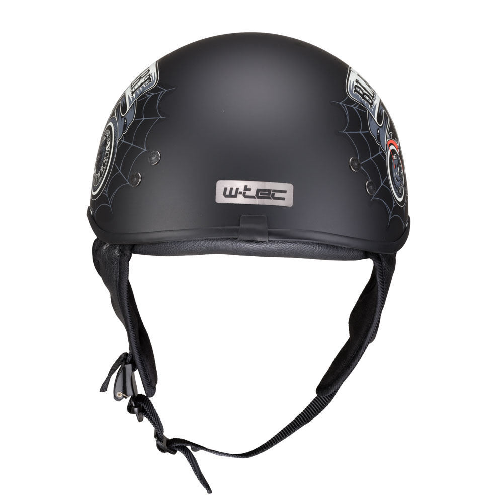 Moto přilba W-TEC Black Heart Rednut Skulls/Matt Black XXL (63-64) - Obrázek 4