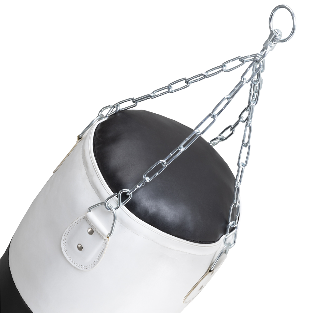 Boxovací pytel inSPORTline Robkin 35x120cm / 33kg černo-bílá (obrázek 4)
