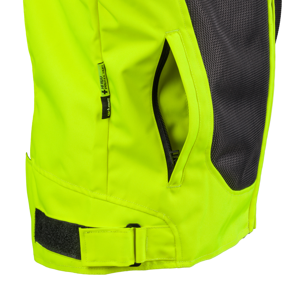 Pánská letní moto bunda W-TEC Fonteller Yellow-Grey M (obrázek 11)