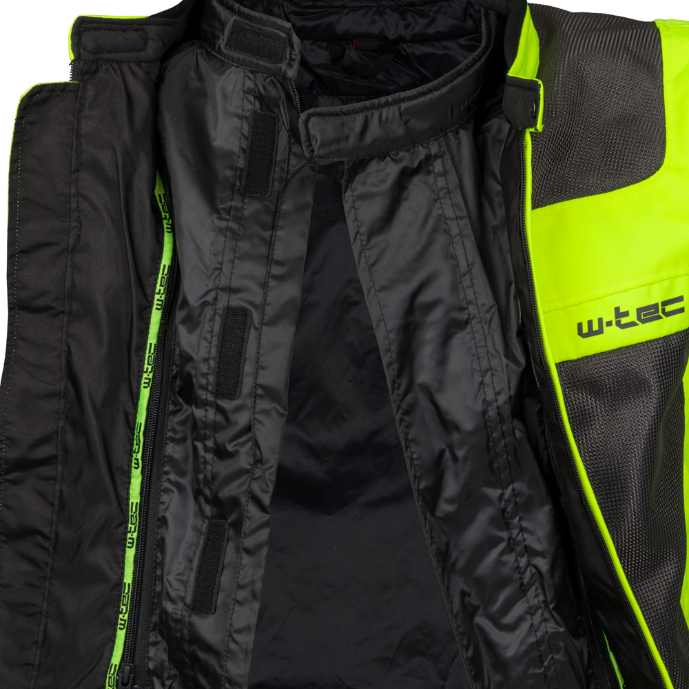 Pánská letní moto bunda W-TEC Fonteller Yellow-Grey M (obrázek 8)