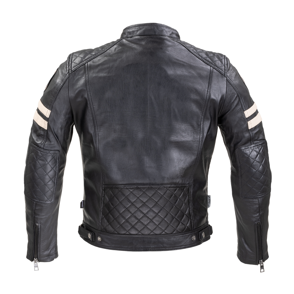Pánská kožená bunda W-TEC Milano černá 3XL (obrázek 7)