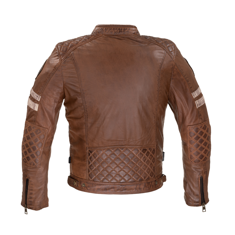 Pánská kožená bunda W-TEC Milano černá 3XL (obrázek 10)