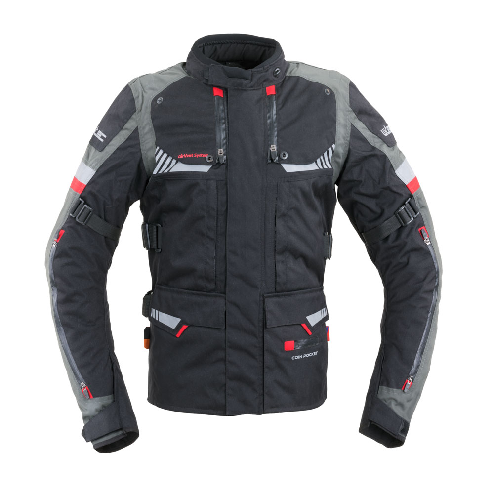 Touringová moto bunda W-TEC Excellenta Evo  Thunderstorm Gray  XXL - Thunderstorm Gray