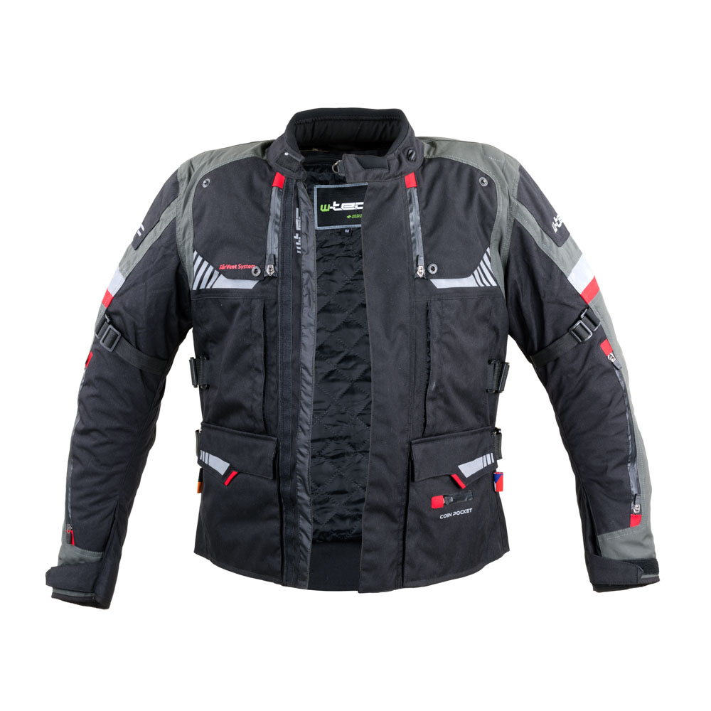 Touringová moto bunda W-TEC Excellenta Evo Thunderstorm Gray 6XL - Obrázek 2