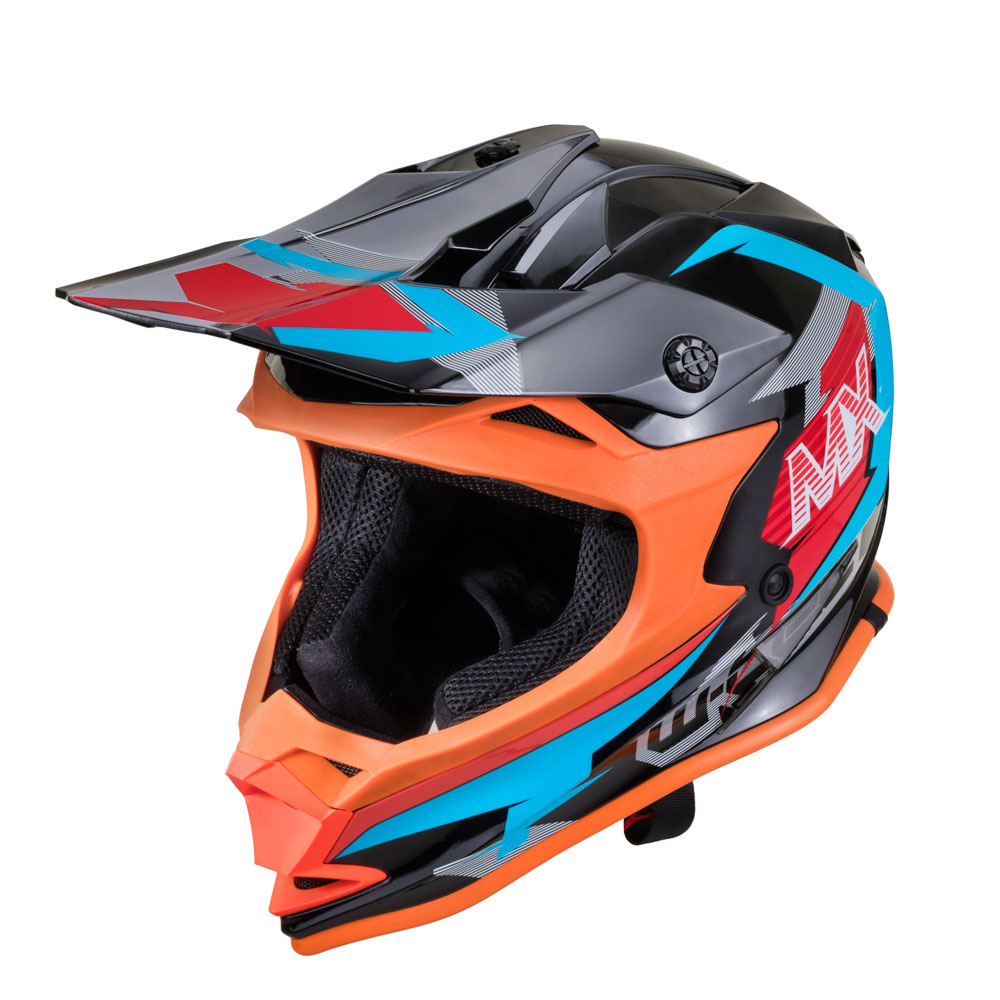 Levně Motokrosová helma W-TEC V321 Midnight Fire XL (61-62)
