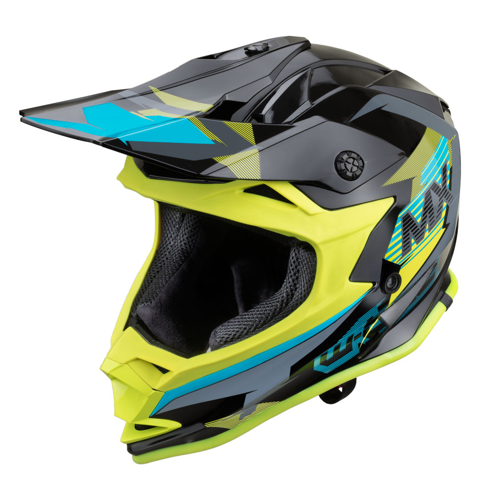 Motokrosová helma W-TEC V321 Fluo Moonlight - L (59-60)
