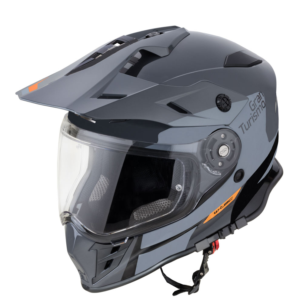 Moto přilba W-TEC V331 PR Graphic Shady Grey - XS (53-54)