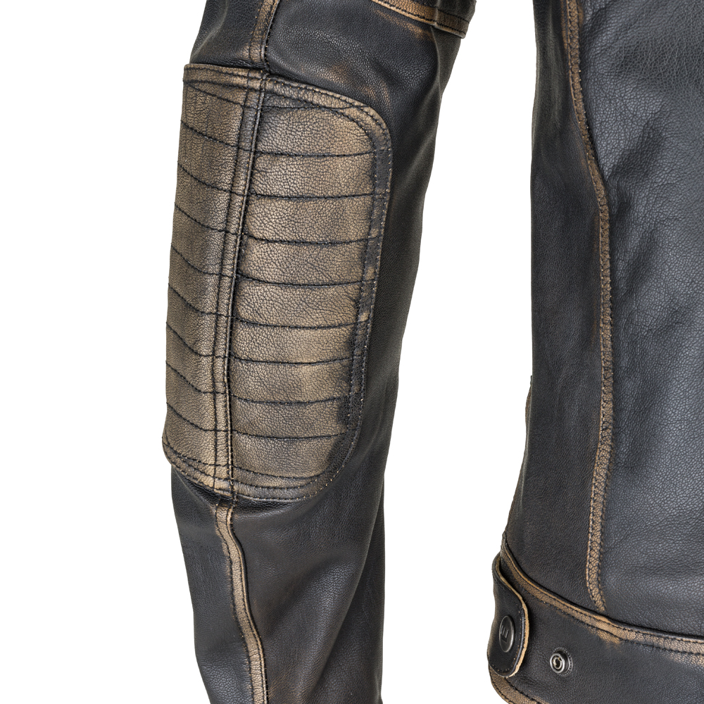 Kožená moto bunda W-TEC Mungelli vintage hnědá M (obrázek 11)