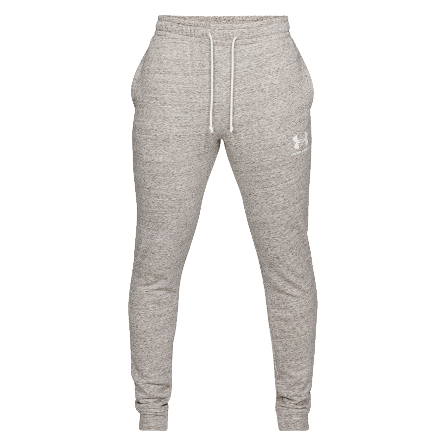 Levně Pánské tepláky Under Armour Sportstyle Terry Jogger Onyx White M