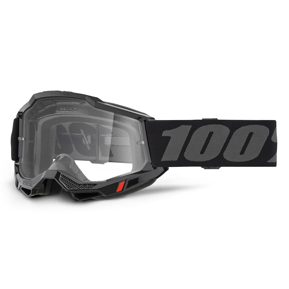 Motokrosové brýle 100% Accuri 2 OTG černá, čiré plexi