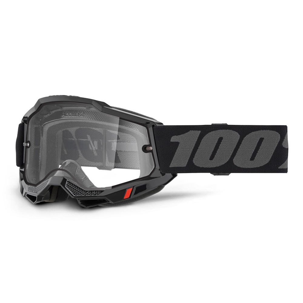 Motokrosové brýle 100% Accuri 2 Enduro černá, čiré plexi