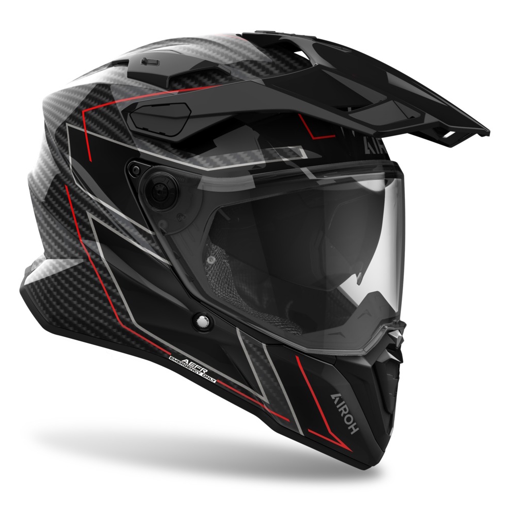 Moto přilba Airoh Commander 2 Carbon Stylish lesklá 3XL (64)