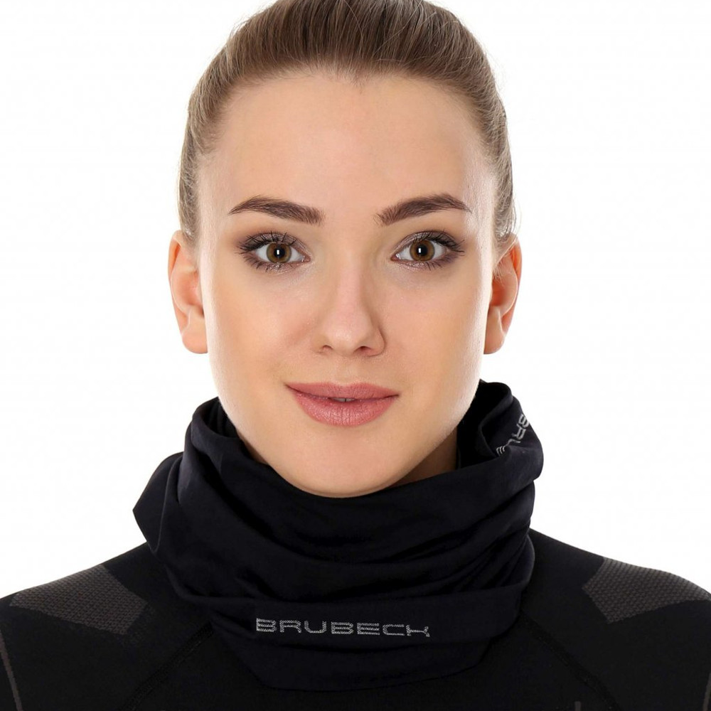 Multifunkční šátek Brubeck Athletic tmavě modrá S/M - Obrázek 4