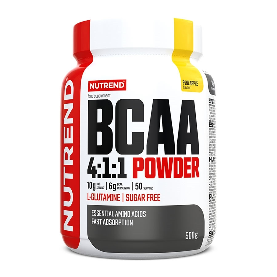 Práškový koncentrát Nutrend BCAA 4:1:1 Powder 500 g pomeranč