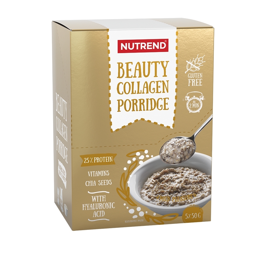 Levně Proteinová kaše Nutrend Beauty Collagen Porridge 5x50g