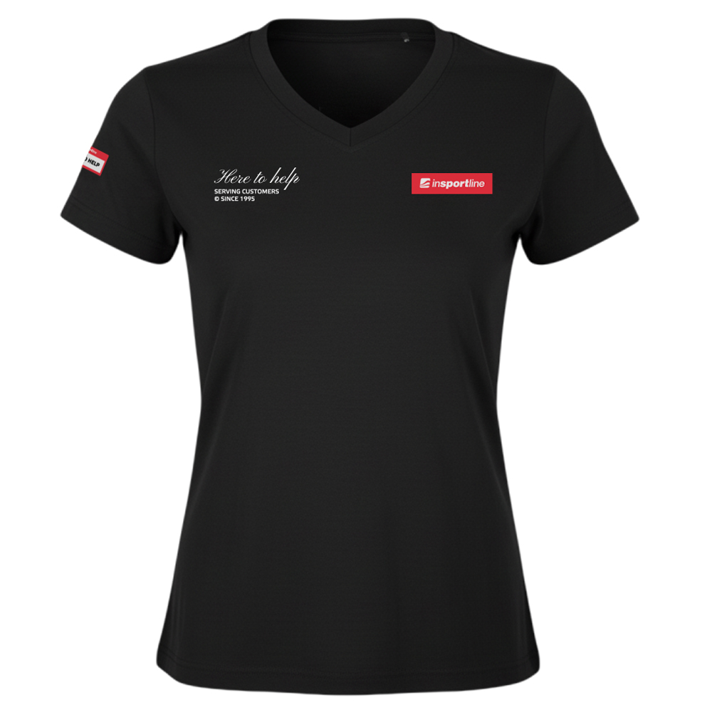 Dámské tričko inSPORTline Signature černá M (obrázek 3)