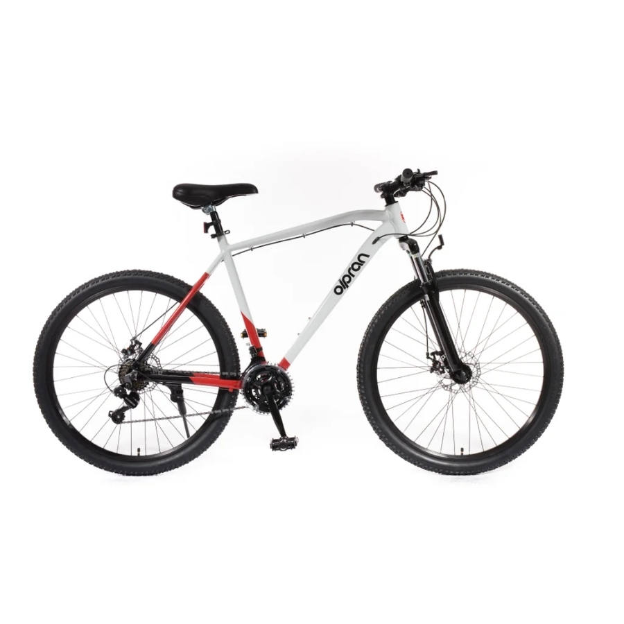Horské kolo Olpran CANIS 27,5" 19" (170-185 cm) šedá/tmavě červená