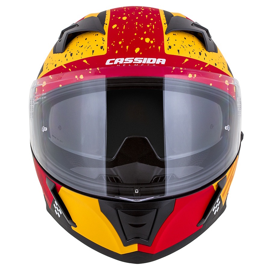 Moto přilba Cassida Integral 3.0 DRFT oranžová matná/červená fluo/černá/bílá L (59-60) - Obrázek 2