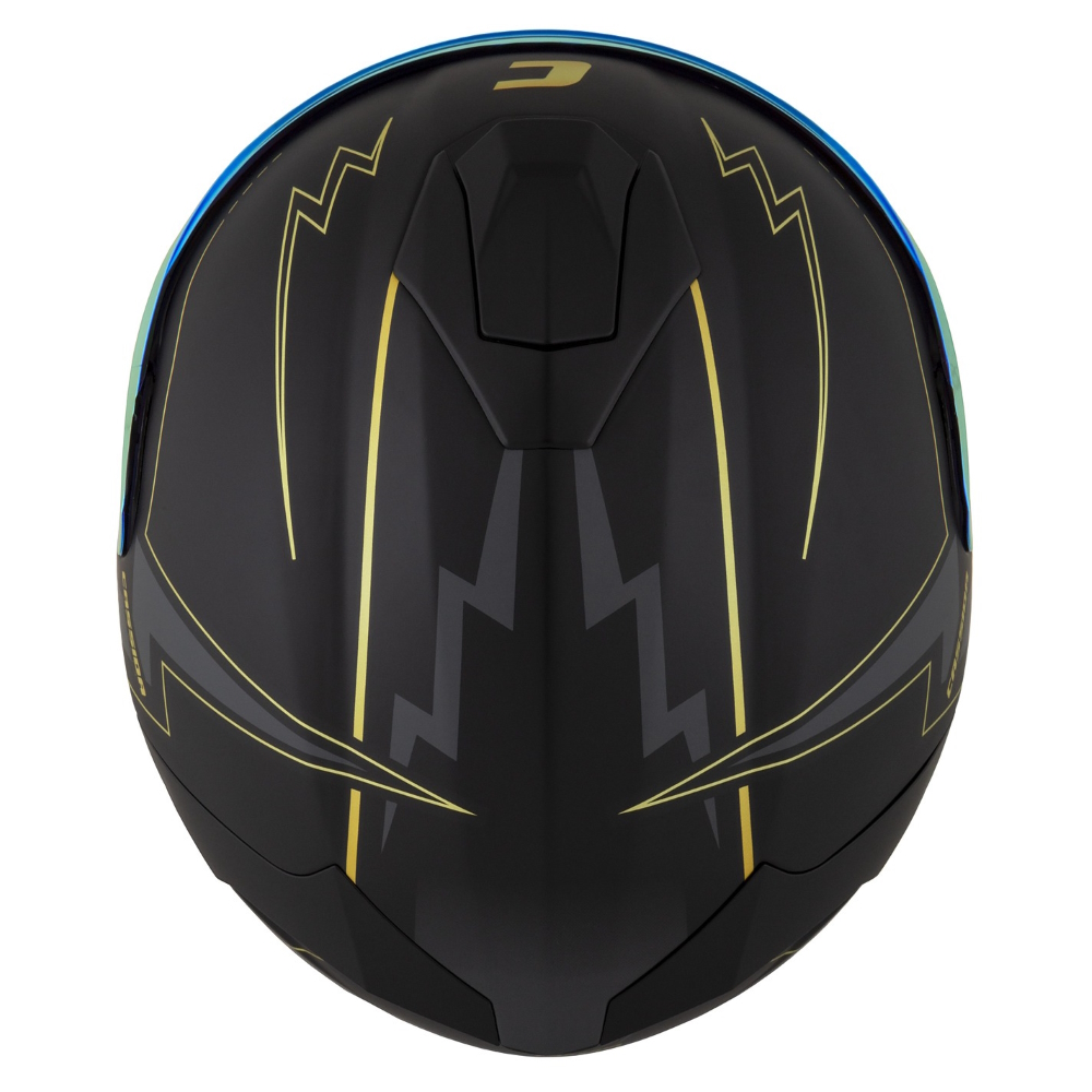 Moto přilba Cassida Integral GT 2.1 Flash černá matná/metalická zlatá/tmavě šedá S (55-56) (obrázek 10)