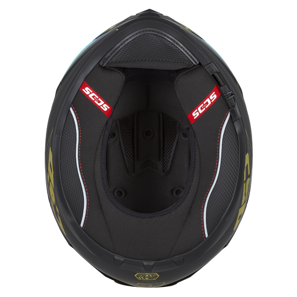 Moto přilba Cassida Integral GT 2.1 Flash černá matná/metalická zlatá/tmavě šedá S (55-56) (obrázek 11)