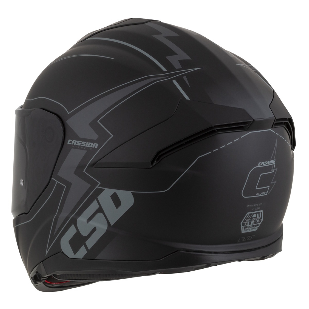Moto přilba Cassida Integral GT 2.1 Flash černá matná/tmavě šedá M (57-58) (obrázek 8)