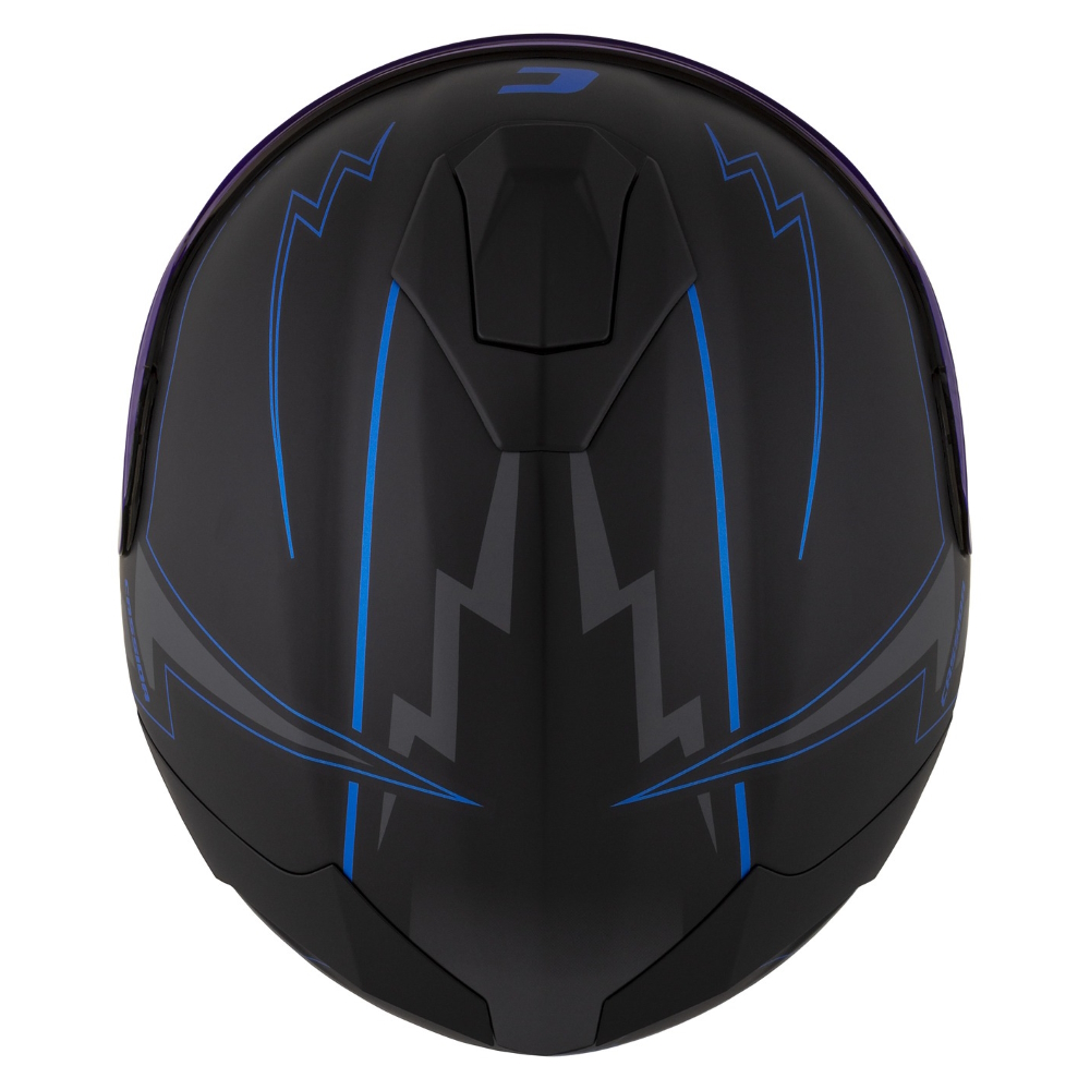 Moto přilba Cassida Integral GT 2.1 Flash černá matná/metalická modrá/tmavě šedá L (59-60) (obrázek 10)