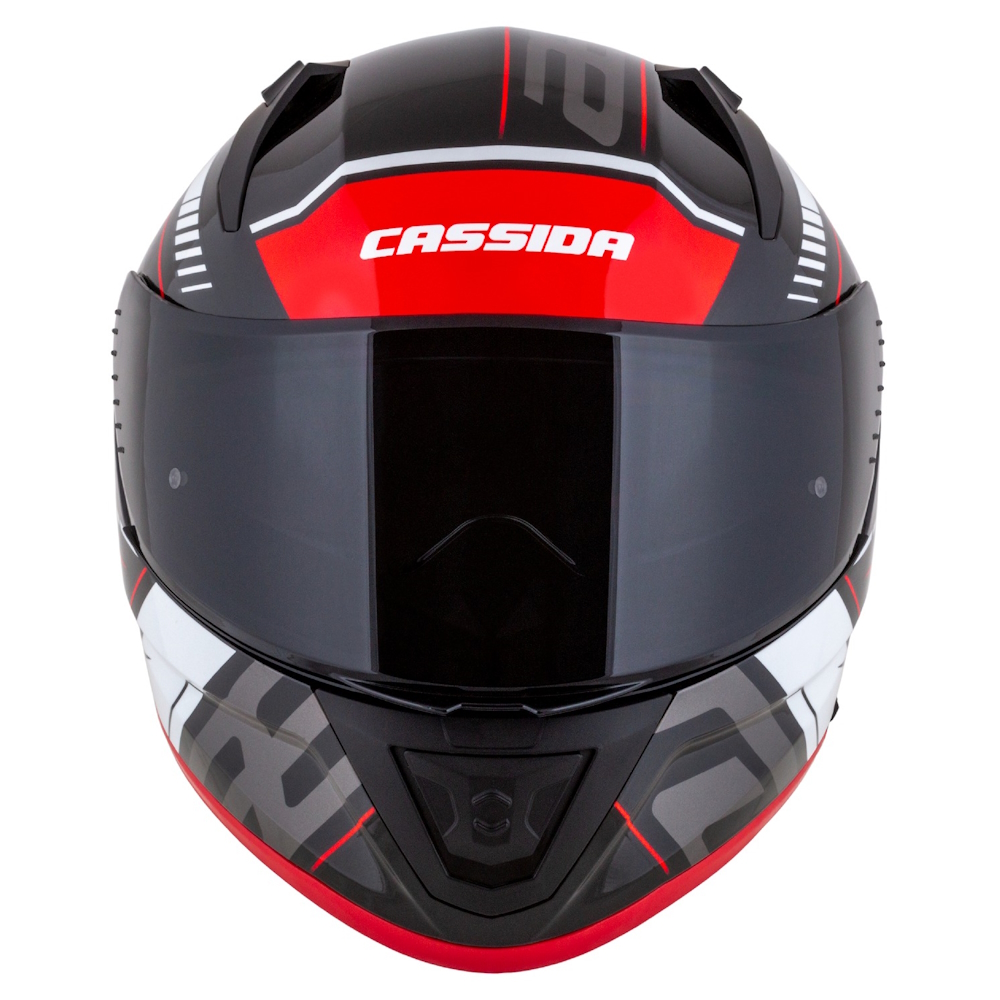 Moto přilba Cassida Aero Drome černá perleť/červená/bílá/šedá S (55-56) (obrázek 10)