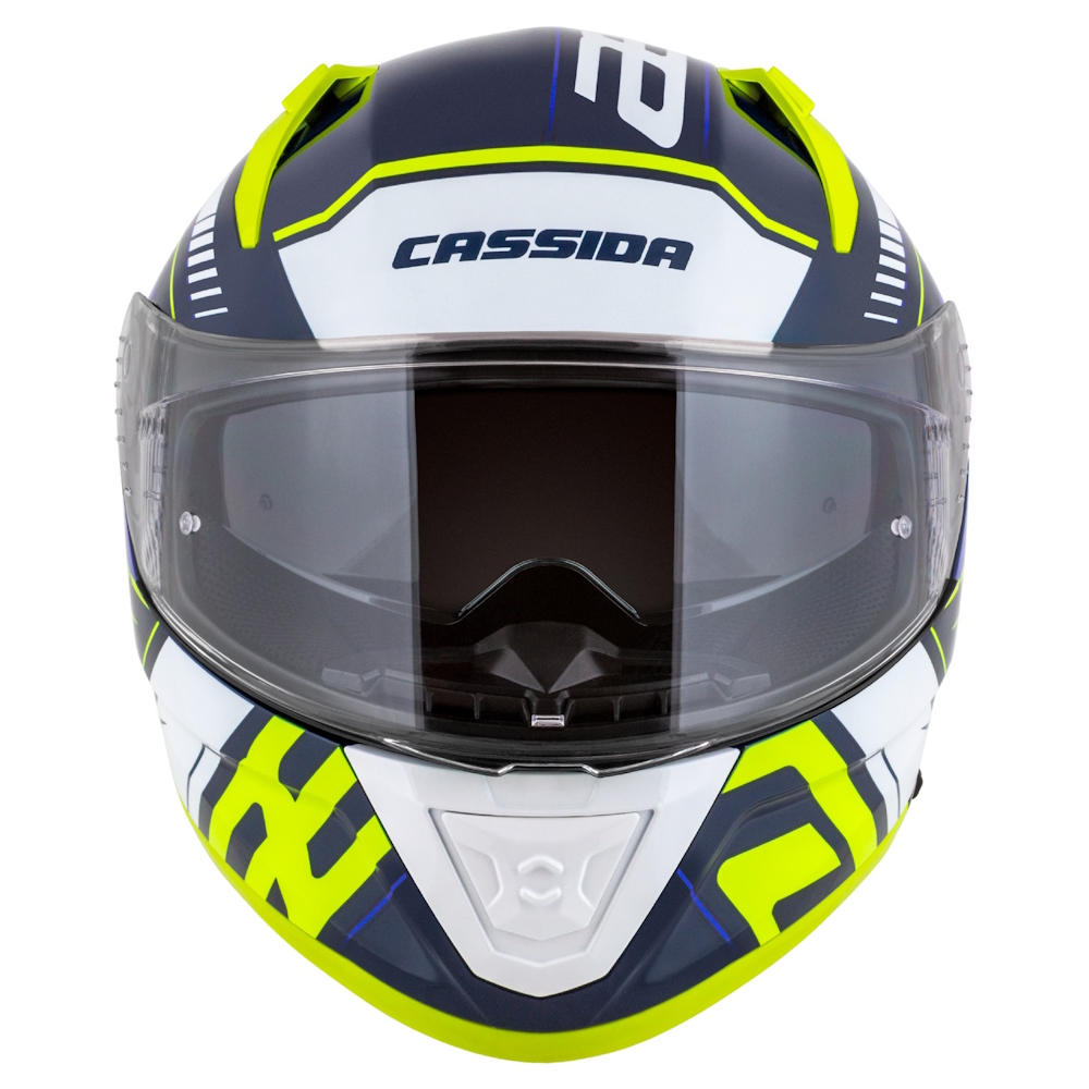 Moto přilba Cassida Aero Drome modrá/žlutá fluo/světle modrá/bílá L (59-60) (obrázek 11)