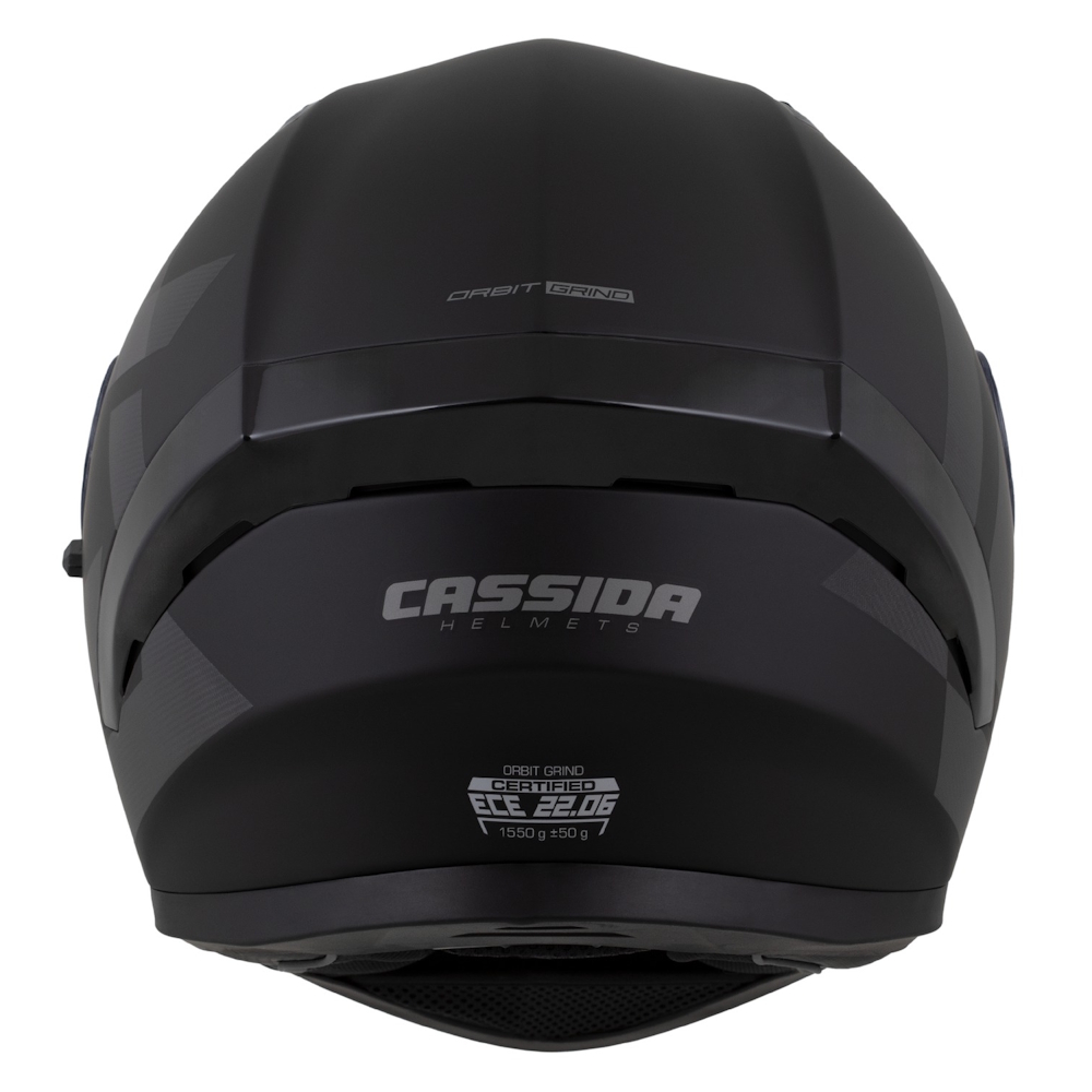 Moto přilba Cassida Orbit Grind černá matná/šedá XL (61-62) - Obrázek 4