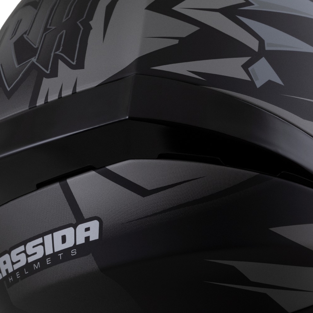 Moto přilba Cassida Orbit StriX černá matná/šedá XL (61-62) (obrázek 8)