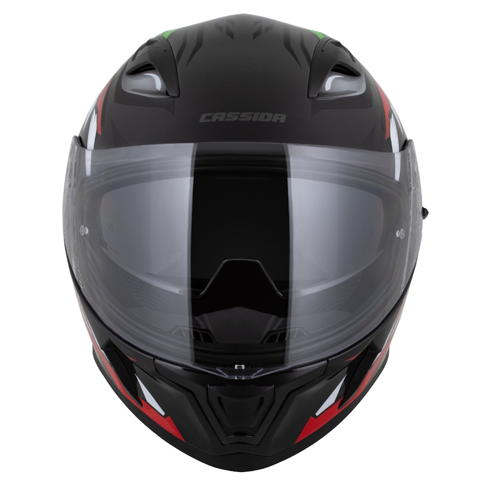 Moto přilba Cassida Orbit StriX červená/zelená/šedá/bílá/černá XXL (63-64) - Obrázek 6