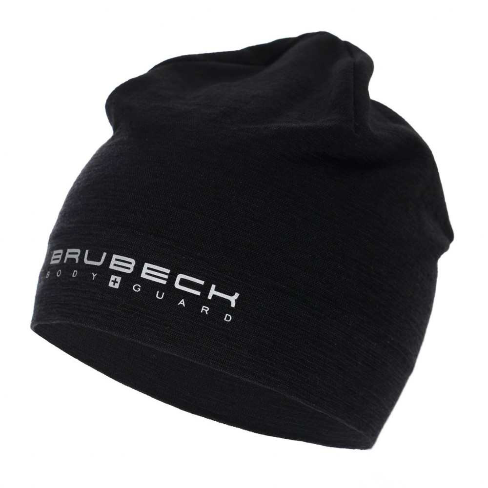 Čepice Brubeck Merino  Black  L/XL - Black