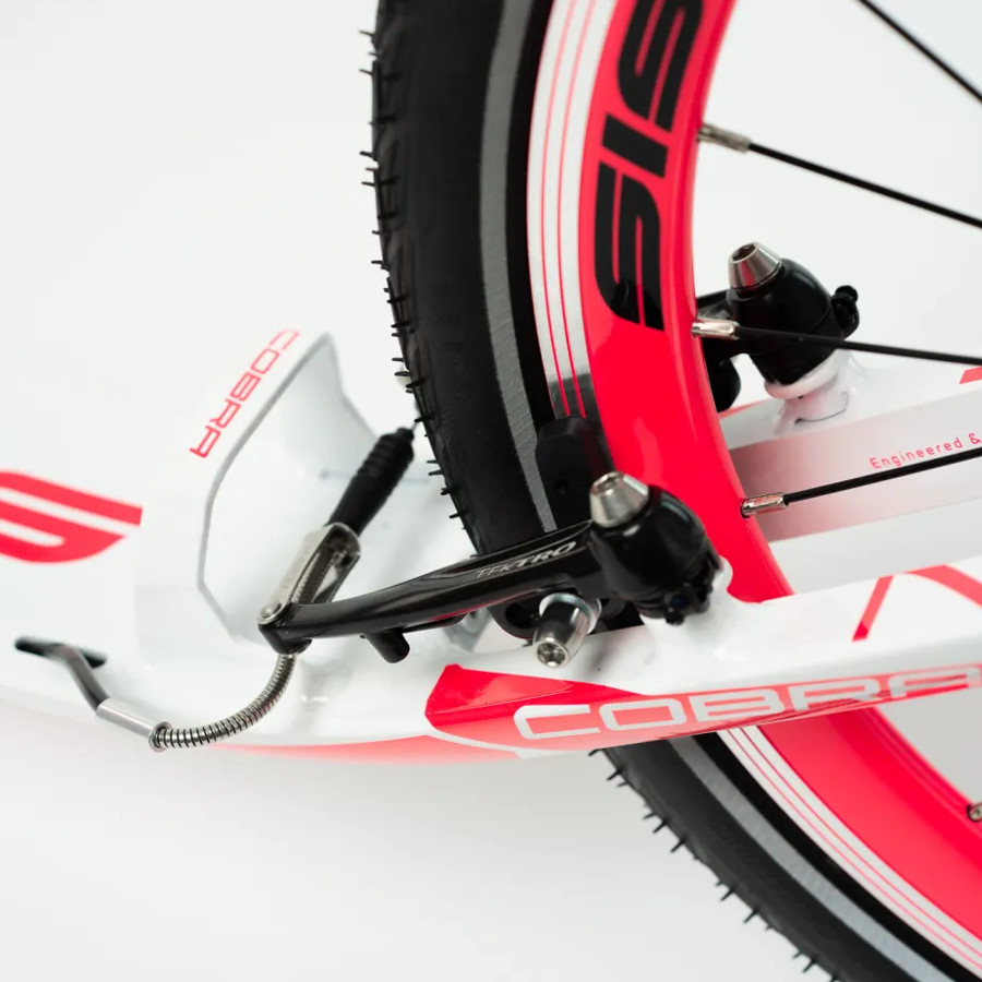 Koloběžka Crussis Cobra 4.2-5 růžovo-bílá 26"/20" - Obrázek 3