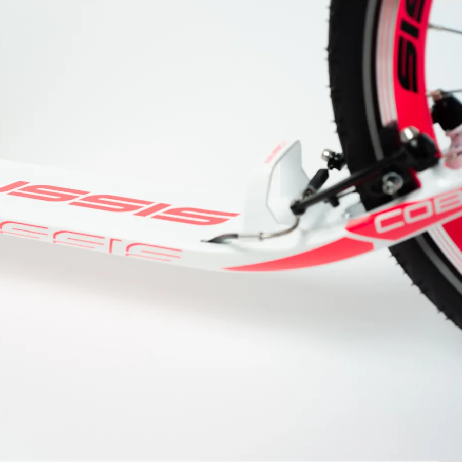 Koloběžka Crussis Cobra 4.2-5 růžovo-bílá 26"/20" - Obrázek 5