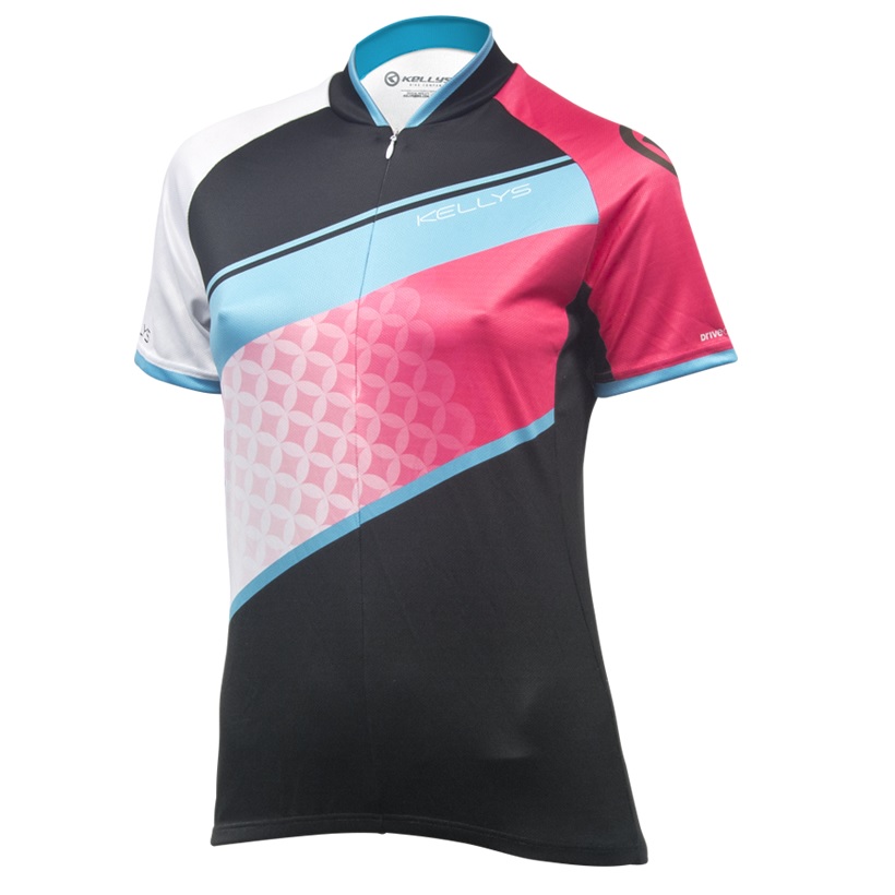 Dámský cyklistický dres Kellys Jody 016 - krátký rukáv Coral-Azure - S Kellys