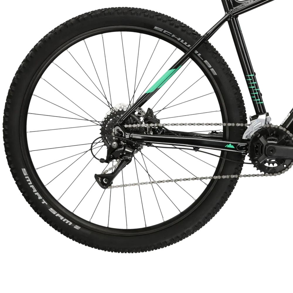 Horské kolo Kross Level 1.0 PW GL 29" Gen 007 XL (20", 188-195 cm) černo-zelená (obrázek 3)