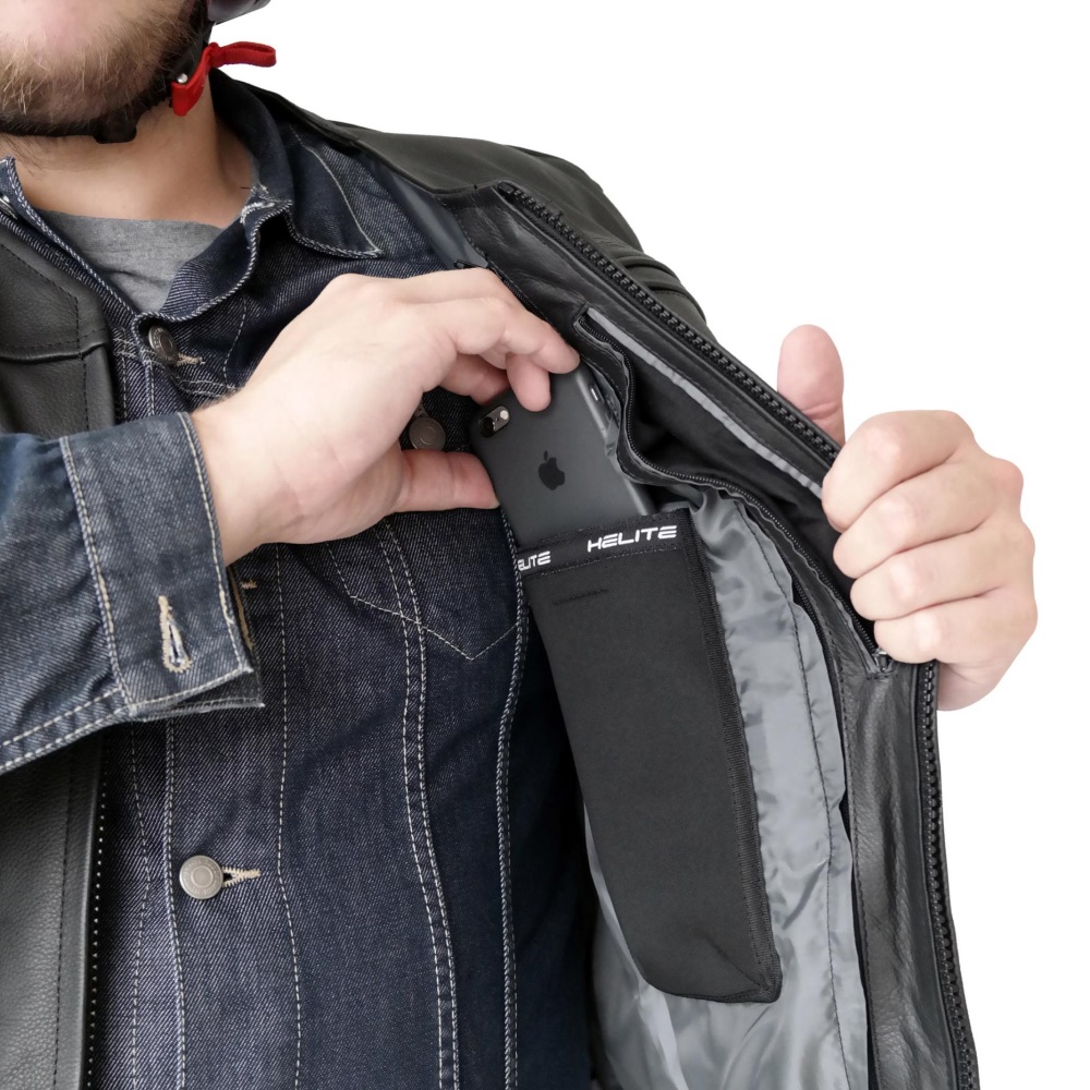 Airbagová chopper vesta Helite Custom, mechanická s trhačkou černá L - Obrázek 7