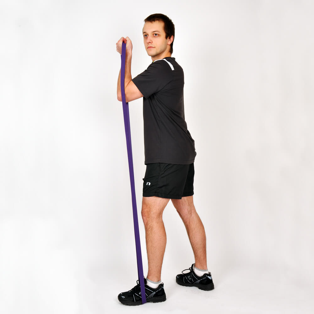 Posilovací guma inSPORTline Hangy Medium 204x3,2 cm / 18 kg fialová (obrázek 7)