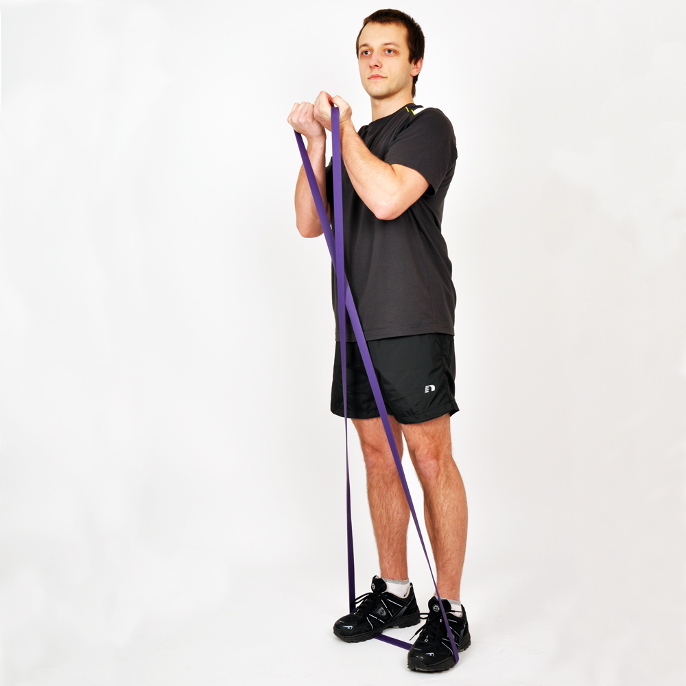 Posilovací guma inSPORTline Hangy X-Light 204x1,3 cm / 12 kg červená (obrázek 9)