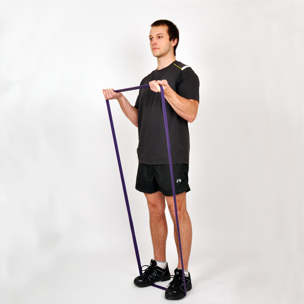 Posilovací guma inSPORTline Hangy Medium 204x3,2 cm / 18 kg fialová (obrázek 9)