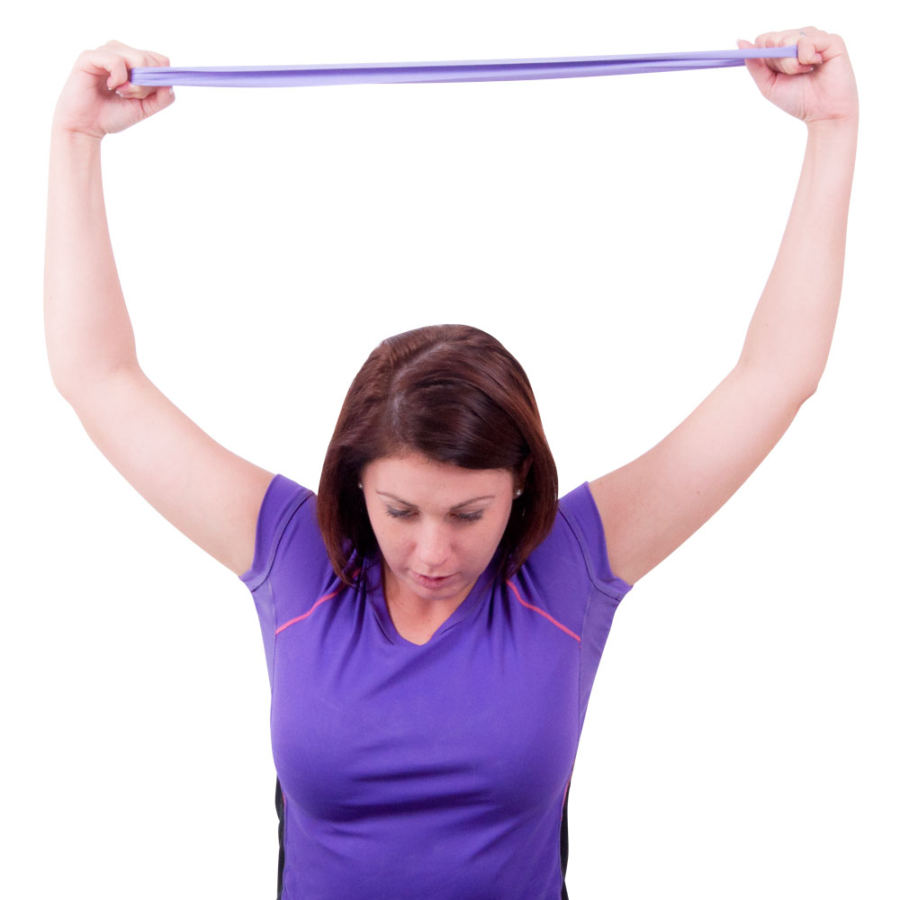 Posilovací guma inSPORTline Hangy Light 70x5 cm / 3,1 kg fialová (obrázek 5)