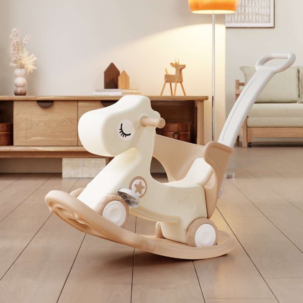 Houpací kůň a odrážedlo inSPORTline Zaldino zelená - Obrázek 3