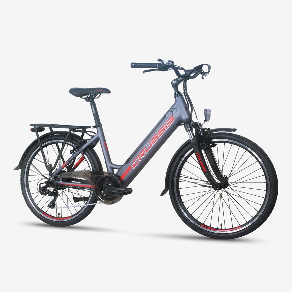 Levně Městské elektrokolo Crussis e-City 1.18 26" 17" (160-175 cm)