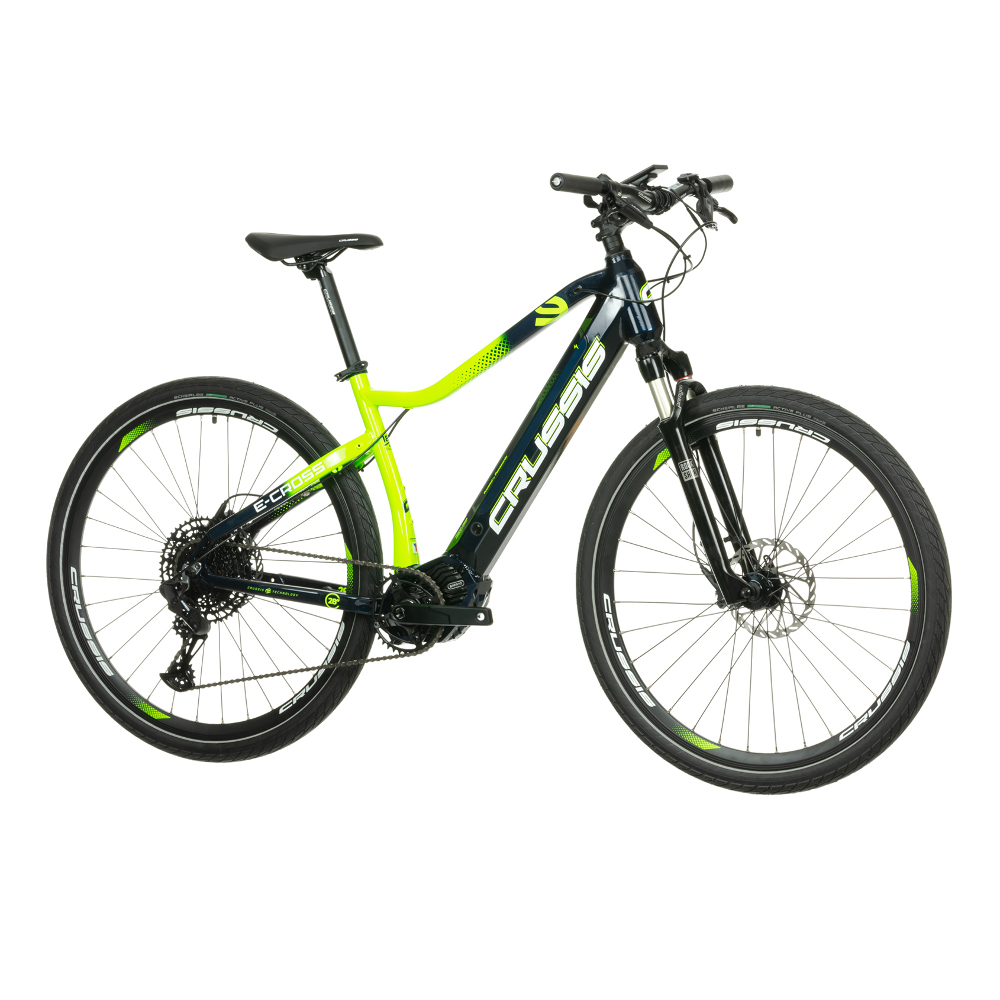 Levně Pánské krosové elektrokolo Crussis e-Cross 9.8-S 28" 20" (175-190 cm)