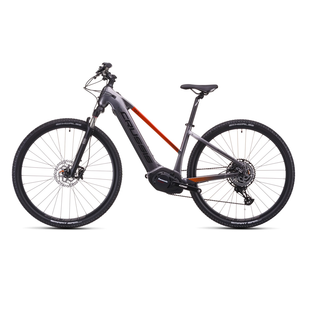 Dámské krosové elektrokolo Crussis e-Cross Low 9.11 715Wh 28″ – model 2026 16″ (155-170 cm)