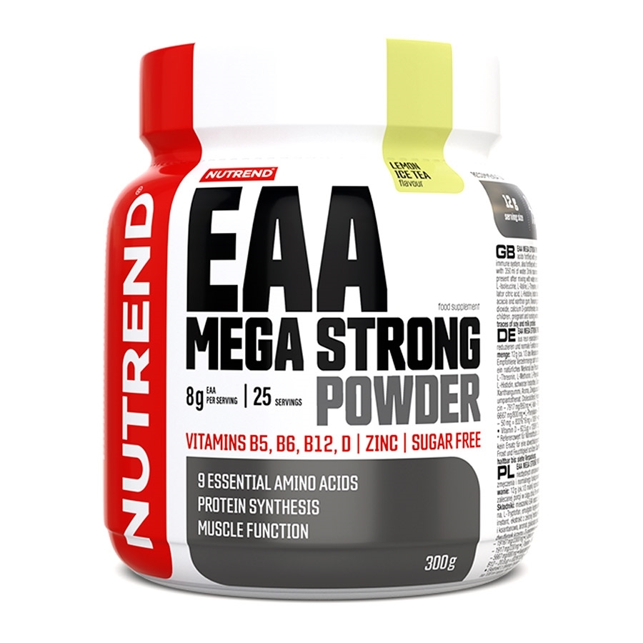 Aminokyseliny Nutrend EAA Mega Strong Powder 300g ledový čaj citron