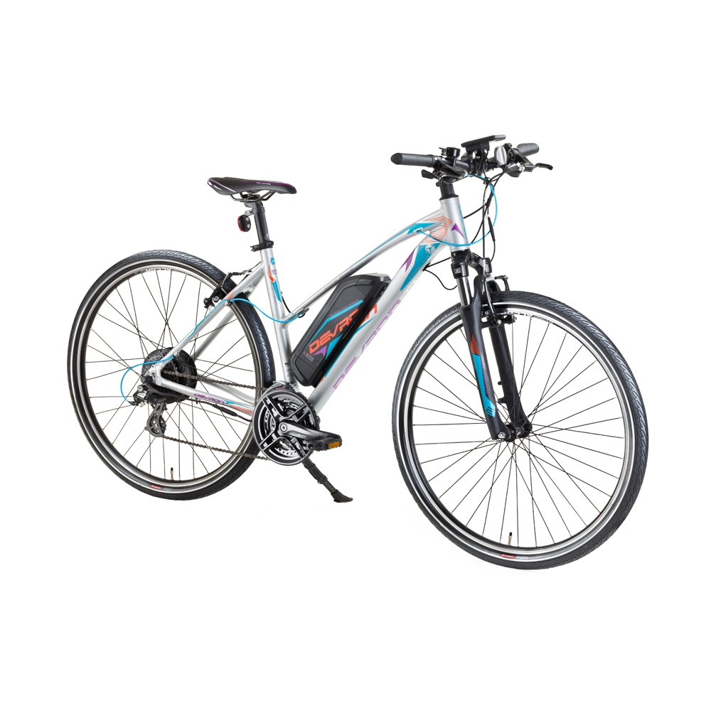 Dámské crossové inSPORTline Devron 28162 28" - model 2017 Grey - 19,5" - Záruka 10 let
