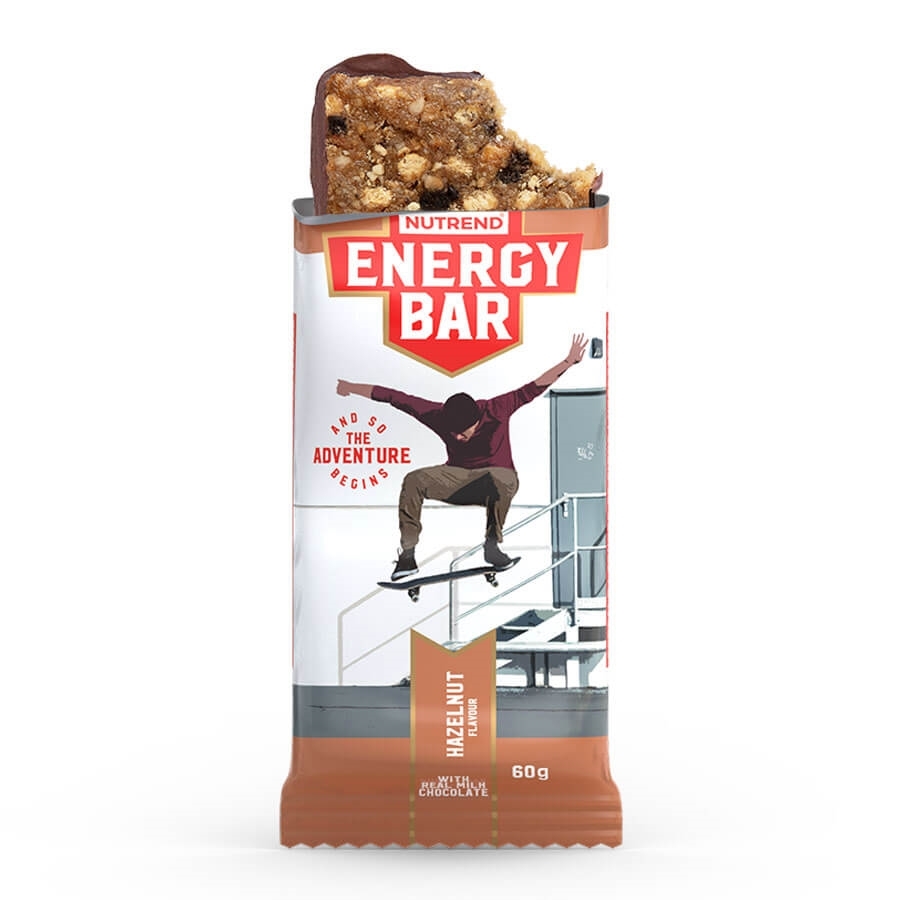 Energetická tyčinka Nutrend Energy Bar 60g lískový oříšek - Obrázek 3