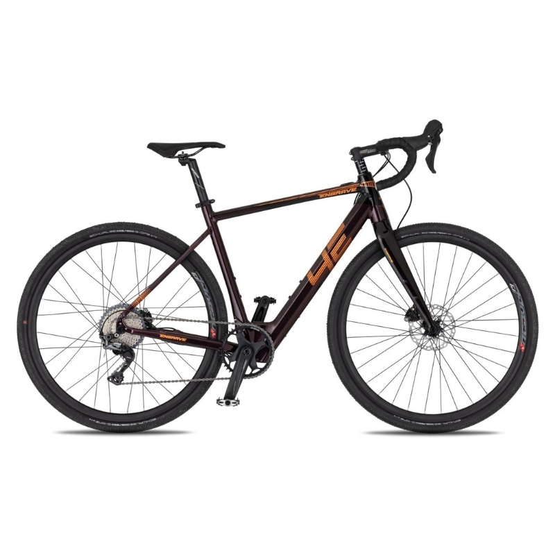 Gravel elektrokolo 4EVER ENGRAVE PRO 28" 23" (190-205 cm) velvet/metal bronze